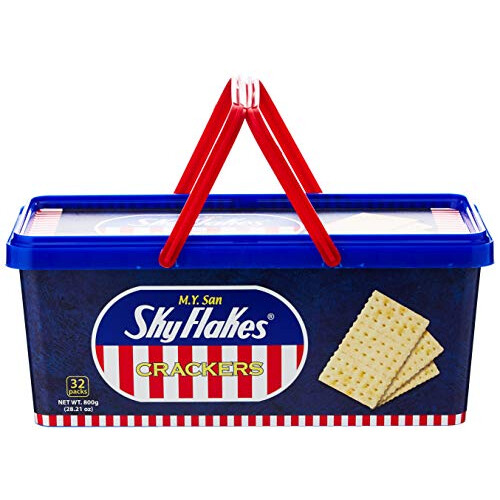 M.Y. San Skyflakes Cracker in Plastic Pail 800 g