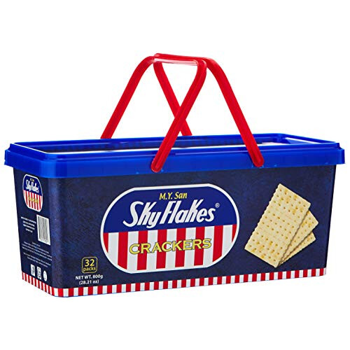 M.Y. San Skyflakes Cracker in Plastic Pail 800 g 2