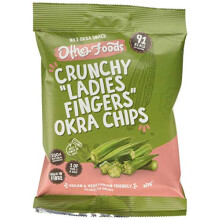 Other Foods Crunchy Ladies Fingers Okra Chips, 6*40g