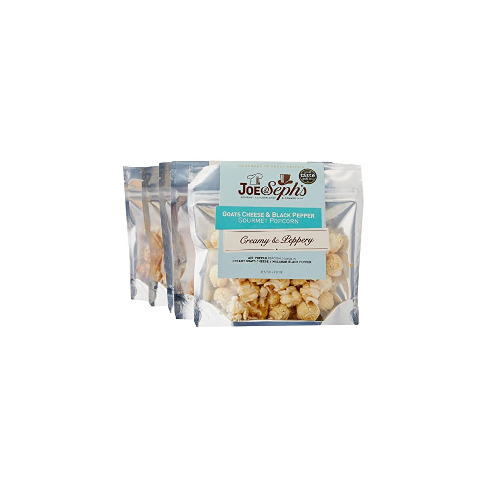 Joe & Seph's Bestsellers Popcorn Tasting Box (5X30g) |Gourmet Popcorn, Air-Popped Popcorn, 5 Flavours, Gifts For Men And Women, Selection Box, Popcorn