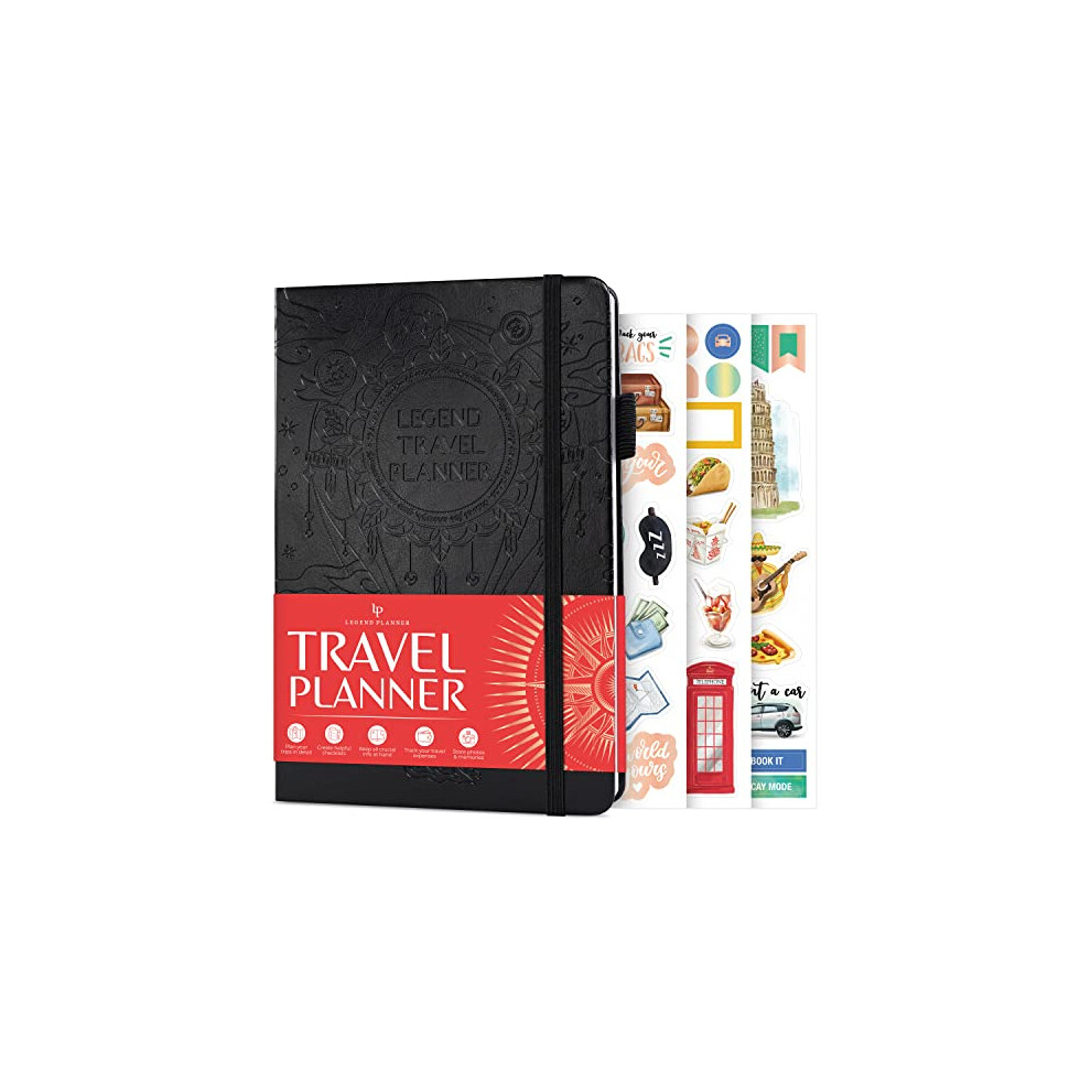 Legend Travel Planner ? Vacation Itinerary Organizer for Solo Travel & Couples ? Travelling Journal for Women & Men ? Traveling Log with Expense-image-OPC-PG5SMKG-NEW