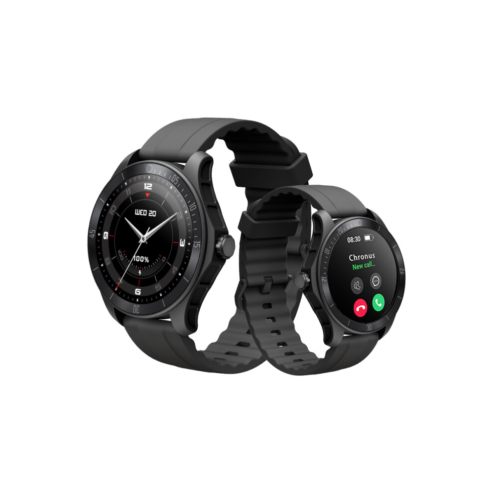Chronus Smartwatch For Men Women Alexa Built-In, Ip68 1.8" Fitness Watch With Answer&Make Call Black 9331562992375