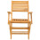 VidaXL vidaXL Folding Garden Chairs 2 pcs 55x62x90 cm Solid Wood Teak 4