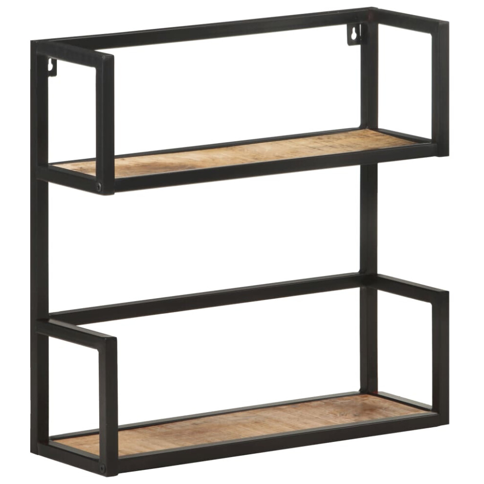 Vidaxl Wall Shelf 60X20x60 Cm Rough Mango Wood