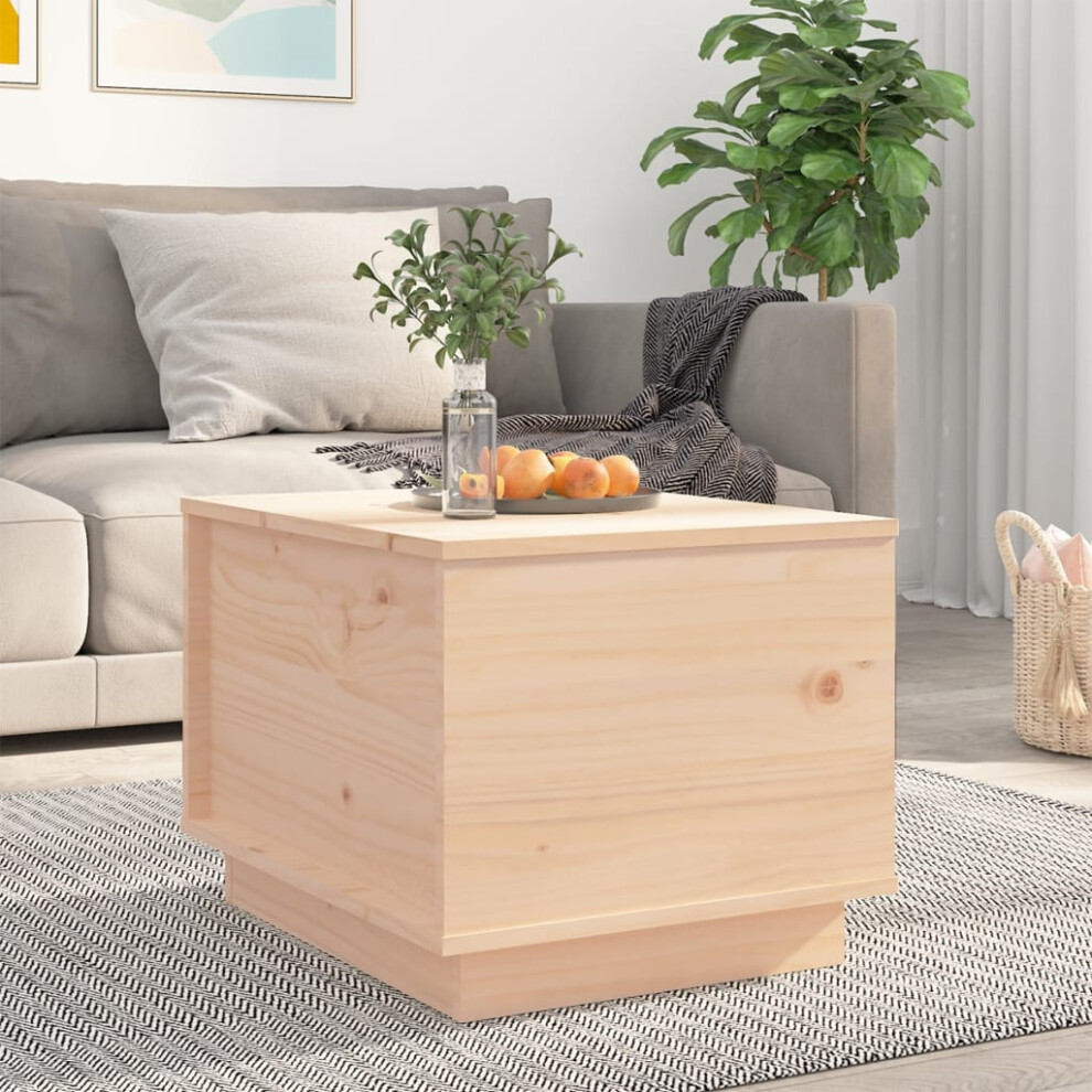 Vidaxl Coffee Table 40X50x35 Cm Solid Wood Pine