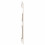 VidaXL vidaXL Wall Headboard White 108x3x60 cm Solid Wood Pine 5