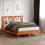 VidaXL vidaXL Headboard Wax Brown 160 cm Solid Wood Pine 3
