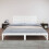 VidaXL vidaXL Wall Headboard White 204x3x60 cm Solid Wood Pine 3