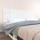 VidaXL vidaXL Wall Headboard White 204x3x60 cm Solid Wood Pine 1