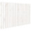 VidaXL vidaXL Wall Headboard White 108x3x60 cm Solid Wood Pine 2