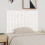 VidaXL vidaXL Wall Headboard White 140x3x90 cm Solid Wood Pine 1