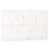 VidaXL vidaXL Wall Headboard White 140x3x90 cm Solid Wood Pine 2