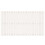 VidaXL vidaXL Wall Headboard White 159.5x3x90 cm Solid Wood Pine 4