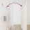 VidaXL vidaXL Wall Headboard White 159.5x3x90 cm Solid Wood Pine 6