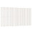 VidaXL vidaXL Wall Headboard White 159.5x3x90 cm Solid Wood Pine 2