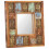 VidaXL vidaXL Mirror with Buddha Cladding 50x50 cm Solid Reclaimed Wood 1