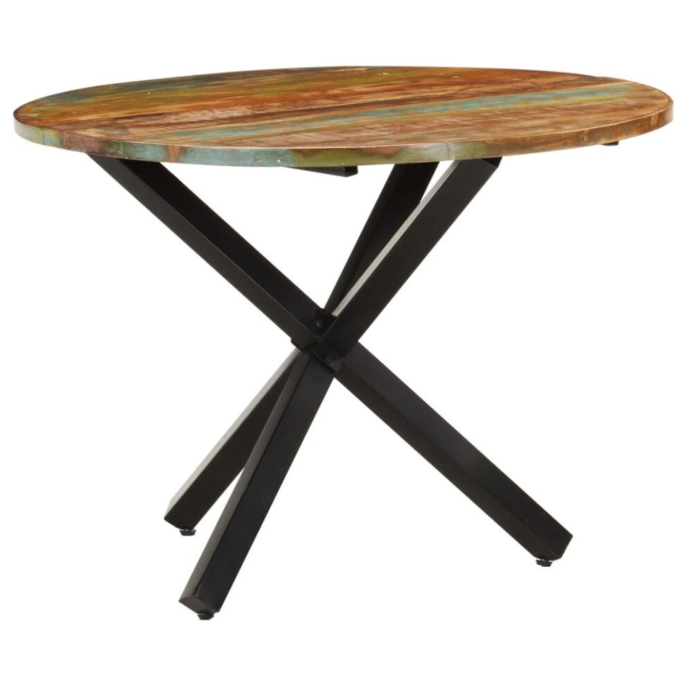 vidaXL Dining Table Round 100x100x75 cm Solid Reclaimed Wood-image-OPC-PG5SNSG-NEW