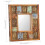 VidaXL vidaXL Mirror with Buddha Cladding 50x50 cm Solid Reclaimed Wood 5