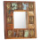 VidaXL vidaXL Mirror with Buddha Cladding 50x50 cm Solid Reclaimed Wood 6