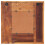 VidaXL vidaXL Mirror with Buddha Cladding 50x50 cm Solid Reclaimed Wood 3