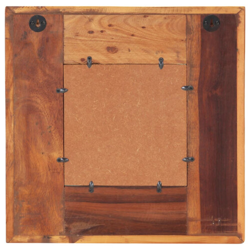 VidaXL vidaXL Mirror with Buddha Cladding 50x50 cm Solid Reclaimed Wood 2