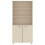 VidaXL vidaXL Highboard HAMAR Solid Wood Pine Honey Brown 3