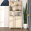 VidaXL vidaXL Highboard HAMAR Solid Wood Pine Honey Brown 1