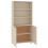 VidaXL vidaXL Highboard HAMAR Solid Wood Pine Honey Brown 5