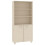 VidaXL vidaXL Highboard HAMAR Solid Wood Pine Honey Brown 2
