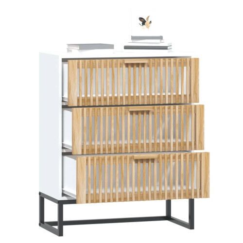 VidaXL vidaXL Sideboard White 60x30x75 cm Engineered Wood 2
