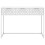 VidaXL vidaXL Console Table White 106x35x75 cm Steel 3