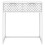 VidaXL vidaXL Console Table White 72x35x75 cm Steel 3