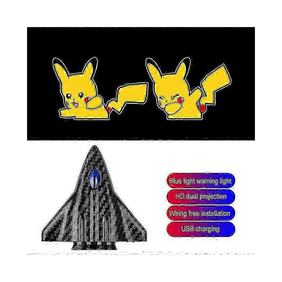 (The Gesture Pikachu) Car Dynamic Wireless Led Welcome Car Door Car Door Led Projector S For Car Light 5014561727363