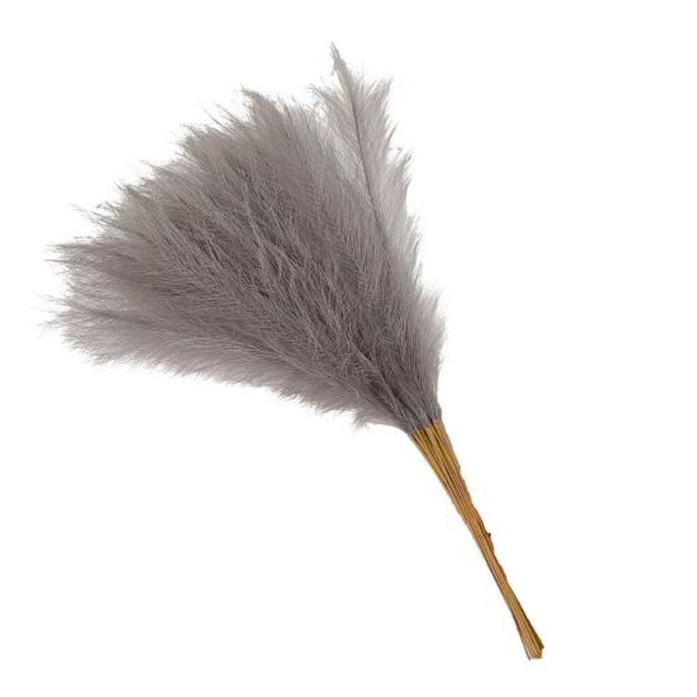 (light grey) 10Pcs Artificial Pampas Grass Decorations Realistic Vibrant Color Fade-Resistant Wedding Centerpiece Fake Pampas Grass Decor