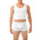 (Blanc,S)Underworks Econo High Power Compression Chest Binder Top - 943 1
