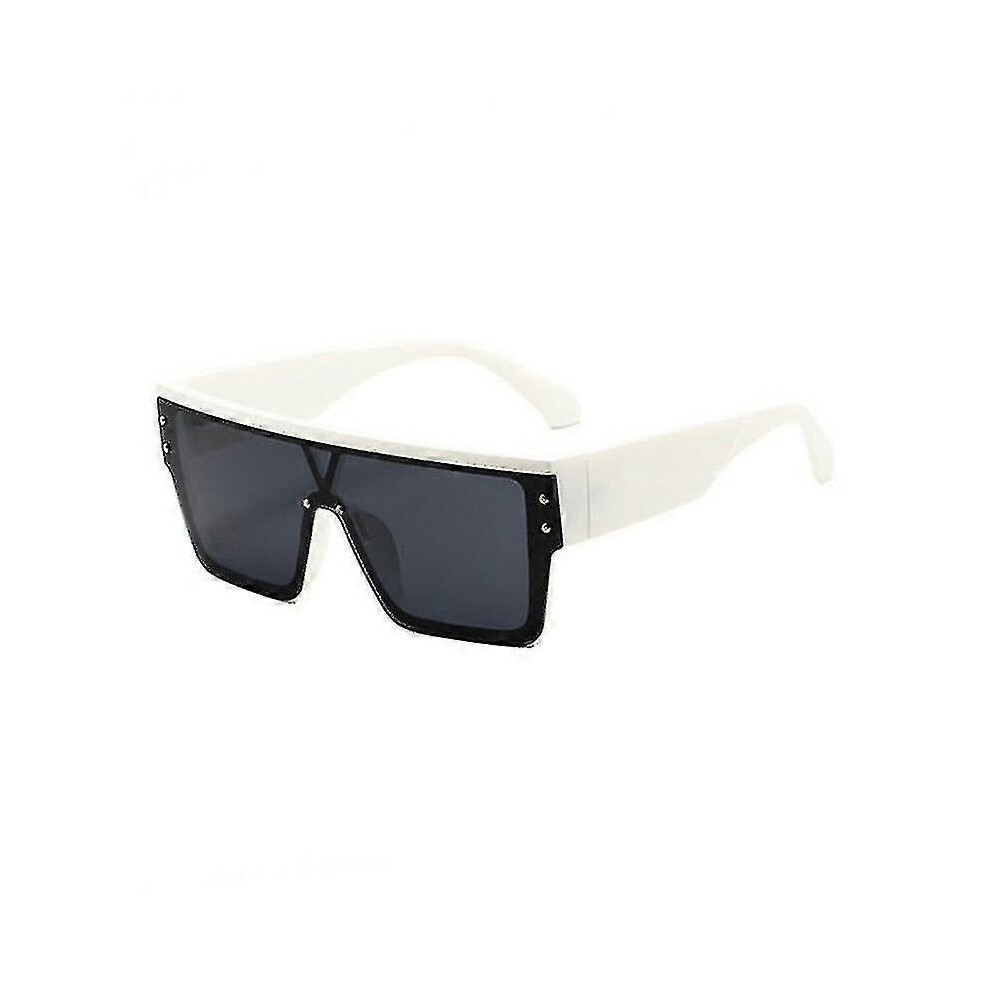 (avec logo C3)1583 Lunettes de soleil anti-ultraviolets Lunettes de soleil simples à large monture Spot L Home Sunglasses