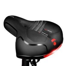 Wide Gel Bike Seat with Shock Absorber for Mountain and Road Bikes