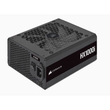 Corsair HX1000i - PSU 1000W 80+ Platinum, ATX Fully Modular, Zéro RPM, Ventilateur 140mm, EPS12V x3, Câbles gainés et plats noirs