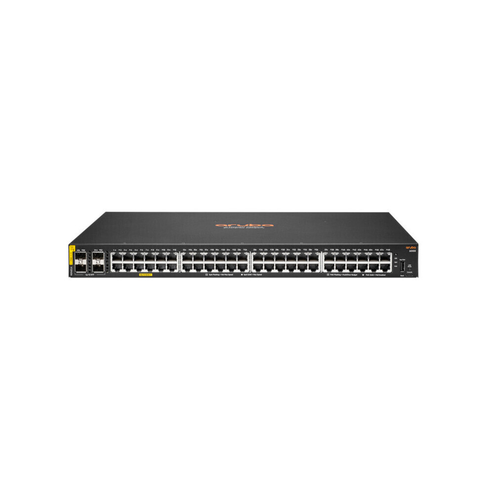 Aruba Networks Aruba 6000 48G Class4 Poe 4Sfp 370W Gigabit Ethernet Switch R8n85a