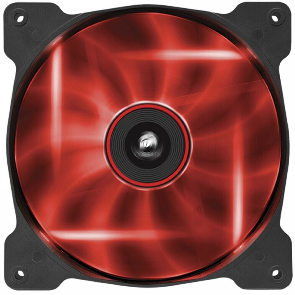 Corsair Air Series AF140-LED 140mm Quiet Edition High Airflow LED Fan - Red (Single Pack)
