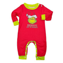 (Infants,6-9M)Pyjamas de Noël assortis Pyjamas de nuit Xmas Grinch Imprimé Adulte Kids Infants Nightwear Pajamas Pjs Set
