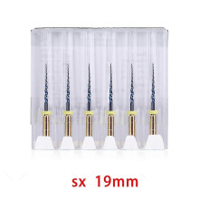 (Taille 19mm SX)6pcs/box Dental Heat Activated Canal Root Files Sx-f3 25mm Dentist Tools Can Bend For Preparingroot Canal Treatment