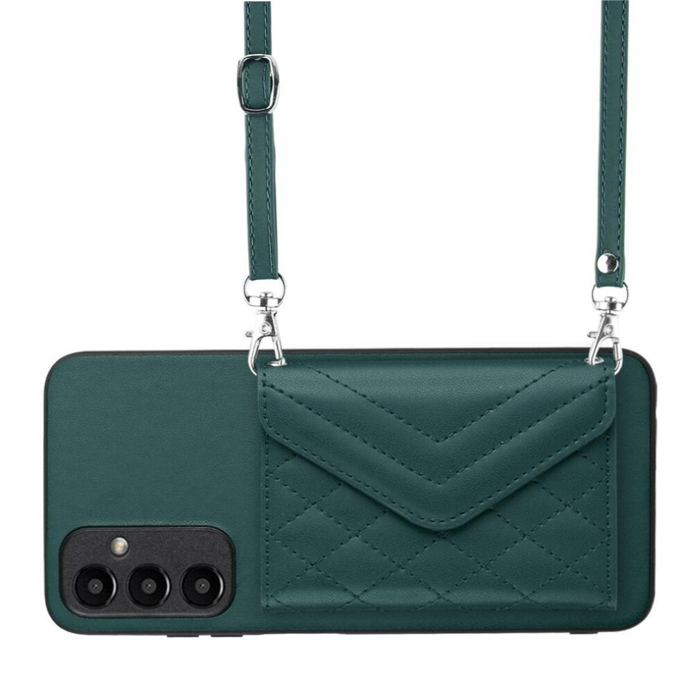 Photos - Case  Compatible  for Samsung Galaxy A24 4g High Quality Unique Kickstand Function Accurate Incision(Green)