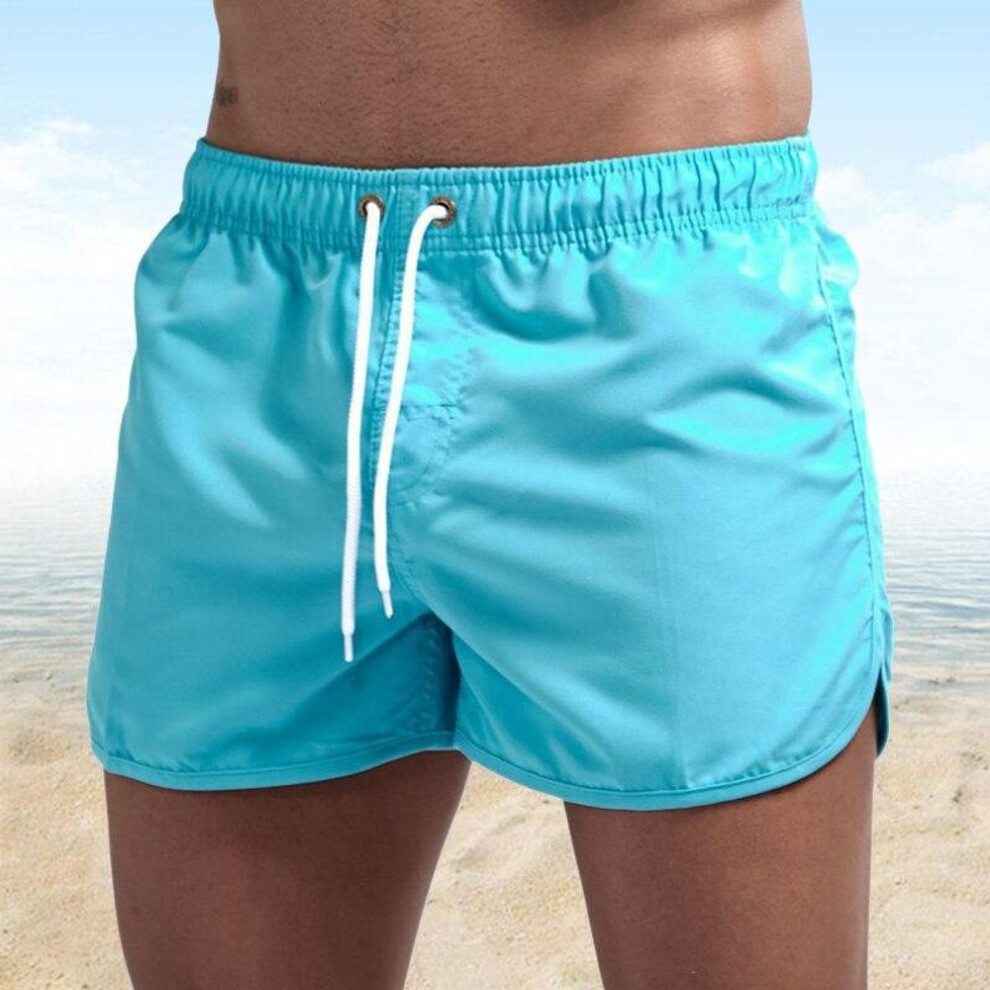 (blue, L) 9 Colors Quick-drying Shorts Running Sports Shorts Men Shorts Summer Beach Shorts Boxer Shorts Casual Shorts Beach Shortsfd05148082
