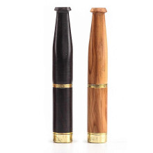 (bois noir)Porte-cigarettes 2 Pcs Porte-cigarettes en bois Fait à la main Porte-cigarettes en bois vintage Le filtre à cigarettes est lavable-