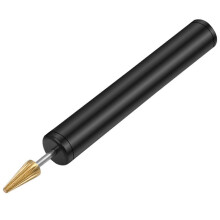 (Noir)Leather Edge Dye Pen Edge Roller Applicator Leather Craft Top Edge Dye Roller