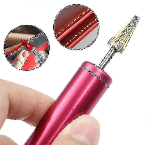 (Noir)Leather Edge Dye Pen Edge Roller Applicator Leather Craft Top Edge Dye Roller 1
