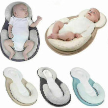 (beige)Oreiller orthopédique pour bébé contre la déformation et la tête plate de haute qualité