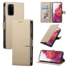 (Khaki ) Case for Samsung Galaxy S20 Shockproof Magnetic Closure Card Slots Daily Use