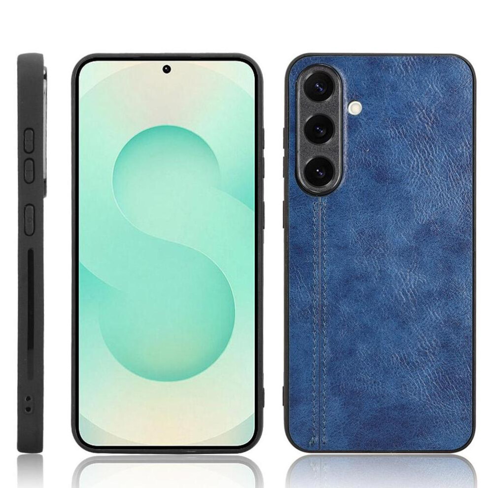 (Blue) Wallet Case For Samsung Galaxy S25 Plus Card Bag Card Slot Kickstand Vegan Pu Leather Wallet Case Blue 764549431656